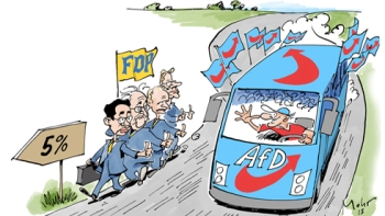 FDP vs. AfD in Richtung 5%
